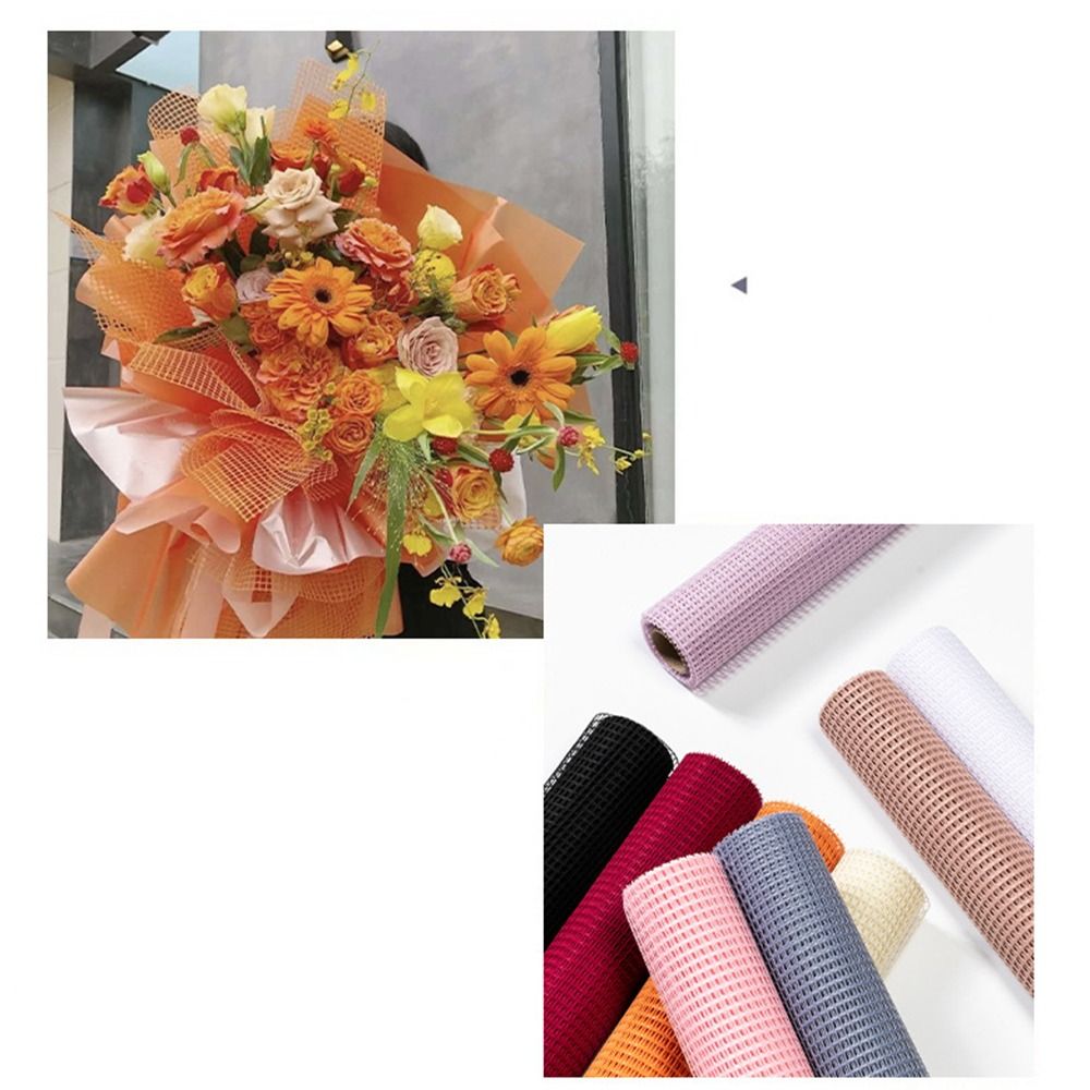 幅50cmの生花用包装紙 DIYハードヤーンメッシュ包装紙  - Florist Flower Supply のレビューと価格
