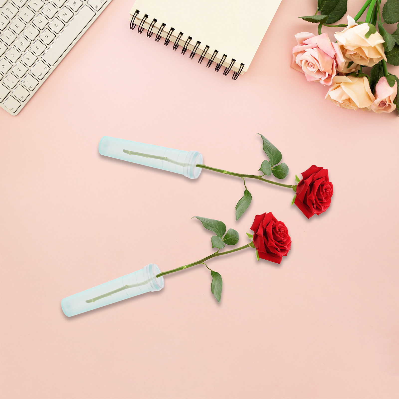 100 個の花保存チューブライトグリーンロングパイプ 7 セ - Florist Flower Supply のレビューと価格
