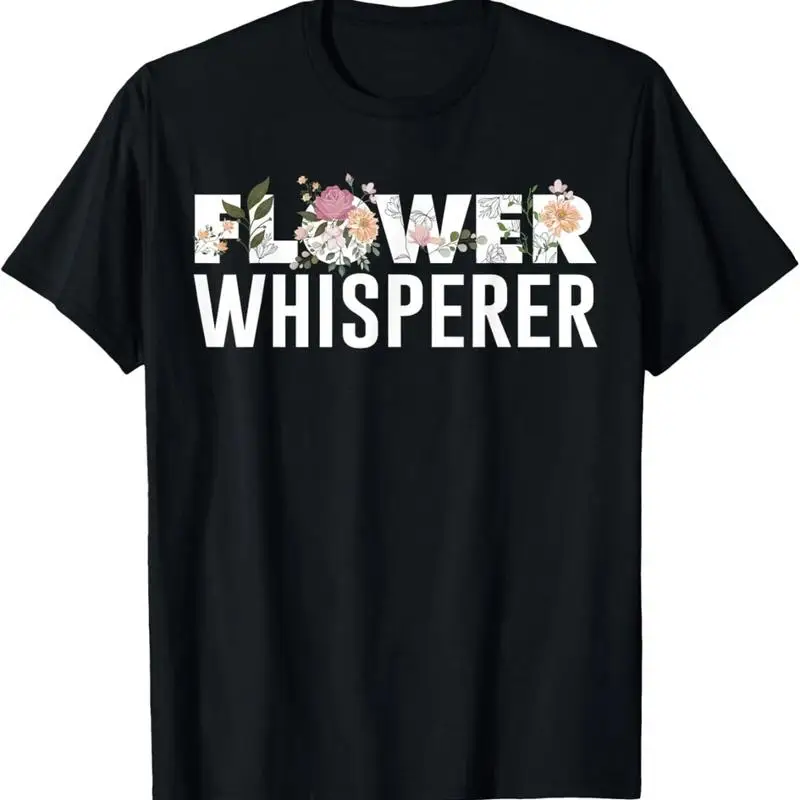 フラワー・ウィスパラー 面白い花屋 庭仕事用Tシャツ - Florist Job のレビューと価格