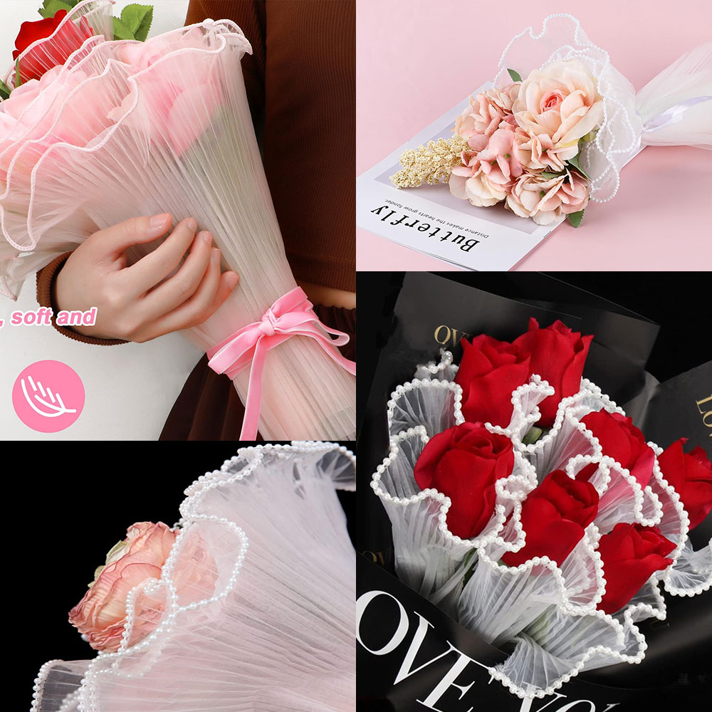 フラワーラッピングペーパー、パールウェーブヤーン、レースメッ - Florist Flower Supply のレビューと価格